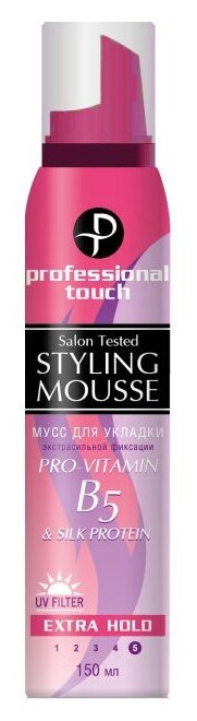 Professional Touch Мусс для экстрасильной фиксации, 150 мл, 150 г