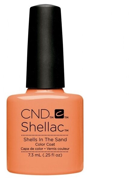 CND Гель-лак Shellac Rhythm & Heat, 7.3 мл, Shells In The Sand