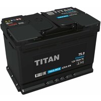 Аккумулятор автомобильный Titan Classic 6СТ-75 обр. 278x175x190
