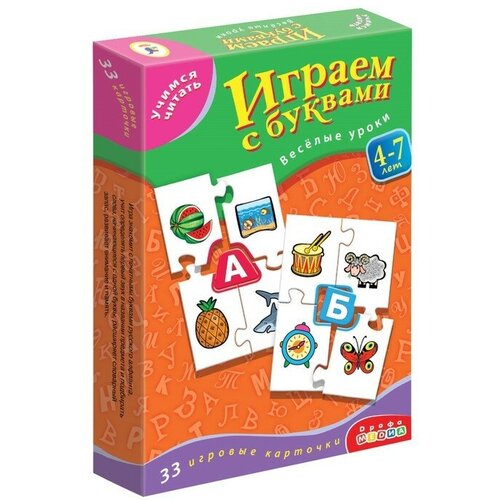 Настольная игра «Играем с буквами. Учимся читать» кац е учимся читать играем с буквами для детей от 6 лет