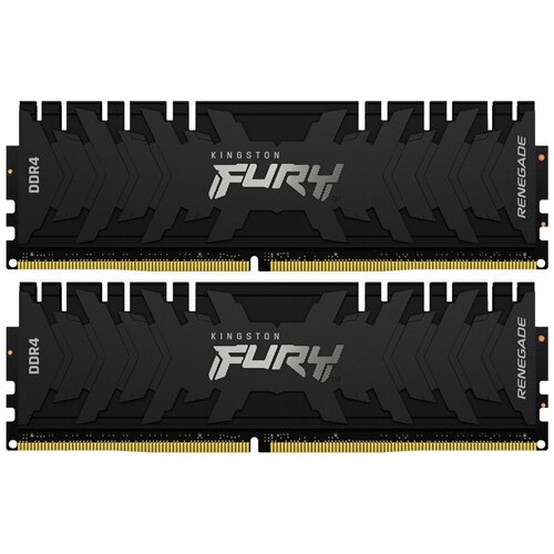 Память DIMM DDR4 32Gb 2x16Gb PC28800 3600MHz CL16 12В Kingston FURY Renegade Black KF436C16RB1K232 1307600₽
