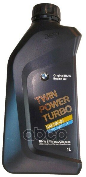 BMW Масло Моторное Bmw Twinpower Turbo Oil Longlife-01 Fe 0W-30 Синтетическое 1 Л 83 21 2 365 934