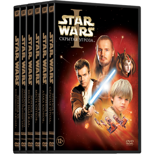 Звёздные войны: Эпизоды I-VI (6 DVD) stover matthew star wars episode iii revenge of the sith
