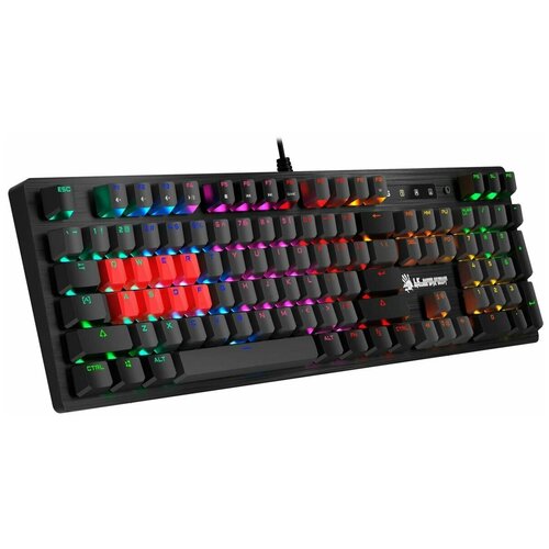 Механическая клавиатура A4Tech Bloody B820R Dual Color черныйсерый 697600₽