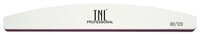 TNL Professional Пилка лодочка улучшенное качество, 80/120 грит (в индивидуальной упаковке) белый
