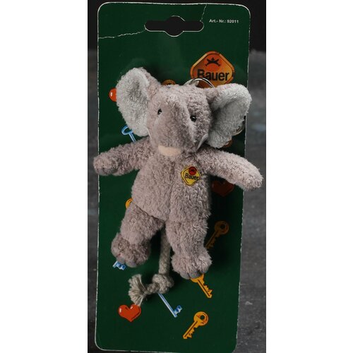 Мягкая игрушка брелок Слон 12 см