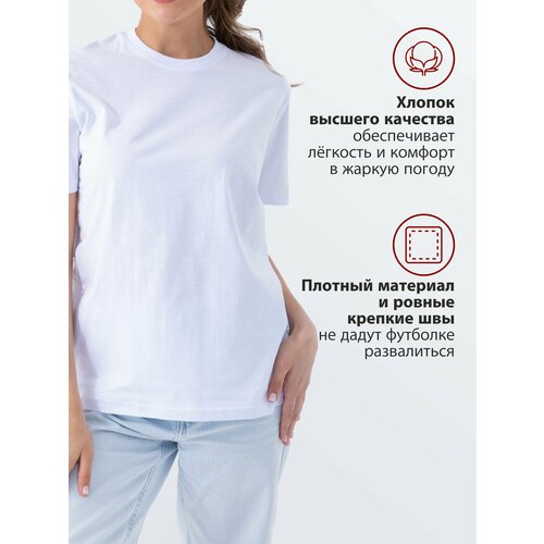 фото Футболка размер 44, белый нет бренда