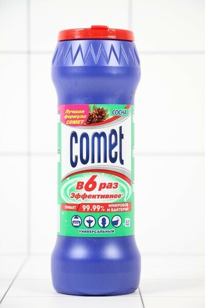 Порошок универсальный двойной эффект с ароматом сосны Comet, 0.475 г - фотография № 17