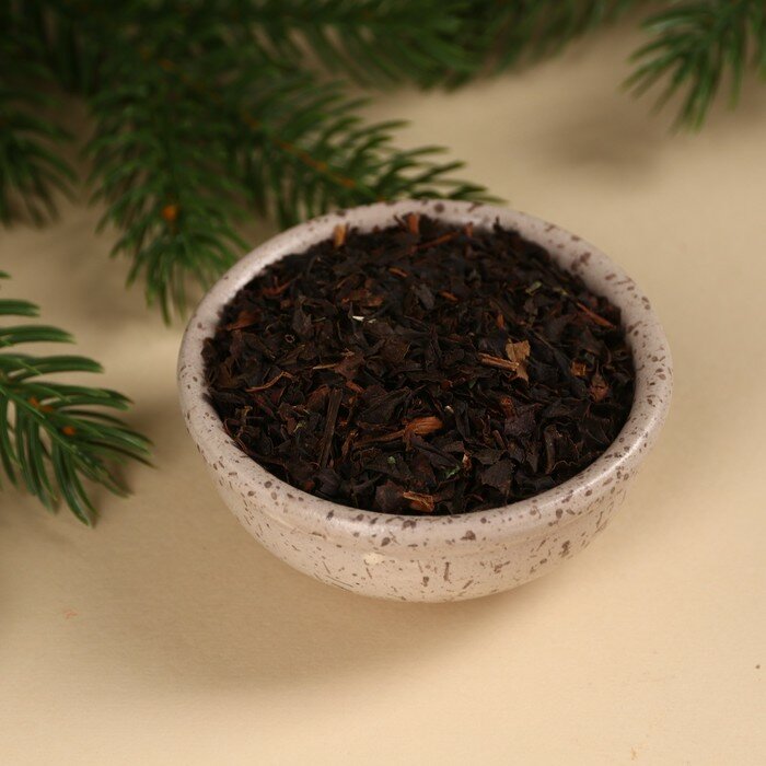 Чёрный чай «С новым годом», вкус: зимняя вишня, 50 г. - фотография № 2
