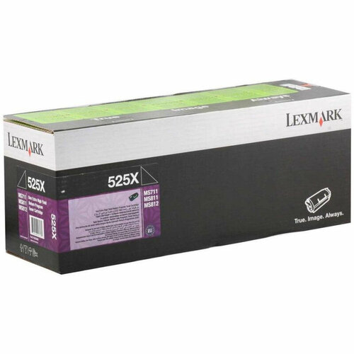 Картридж Lexmark 52D5X0E, 45000 стр, черный