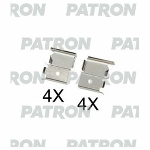 Комплект монтажный тормозных колодок Patron PSRK1069 для Mitsubishi Grandis, Pajero III, IV