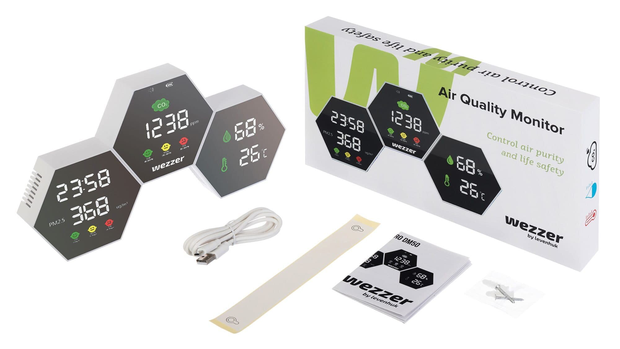 Монитор качества воздуха Levenhuk Wezzer Air PRO DM50 — фото 7
