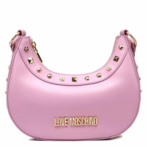 Сумка LOVE MOSCHINO, фиолетовый сумка кросс боди love moschino натуральная кожа красный