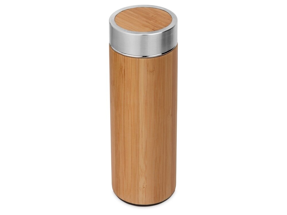 Вакуумный термос Moso из бамбука, 420 мл