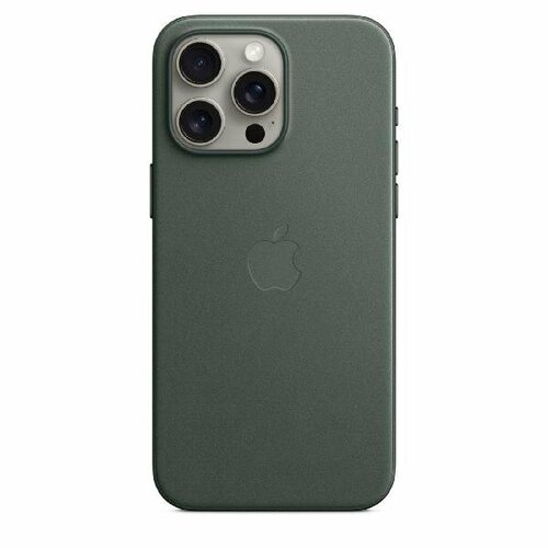 фото Чехол apple iphone 15 pro max finewoven case evergreen