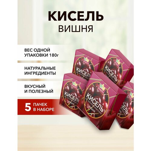 Кисель вишня Эскароль брикет 180 г*5 шт