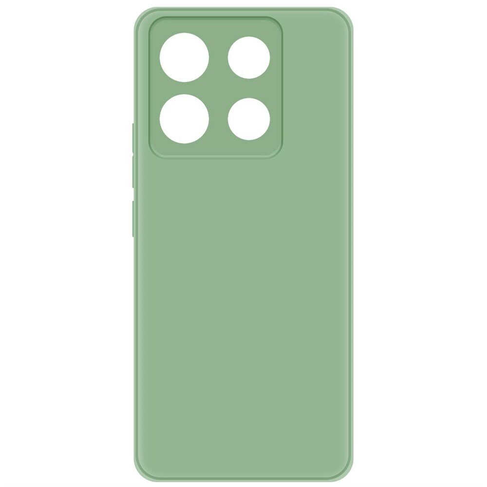 Чехол-накладка Krutoff Silicone Case для Xiaomi Redmi Note 13 Pro 5G/Poco X6 зелёный