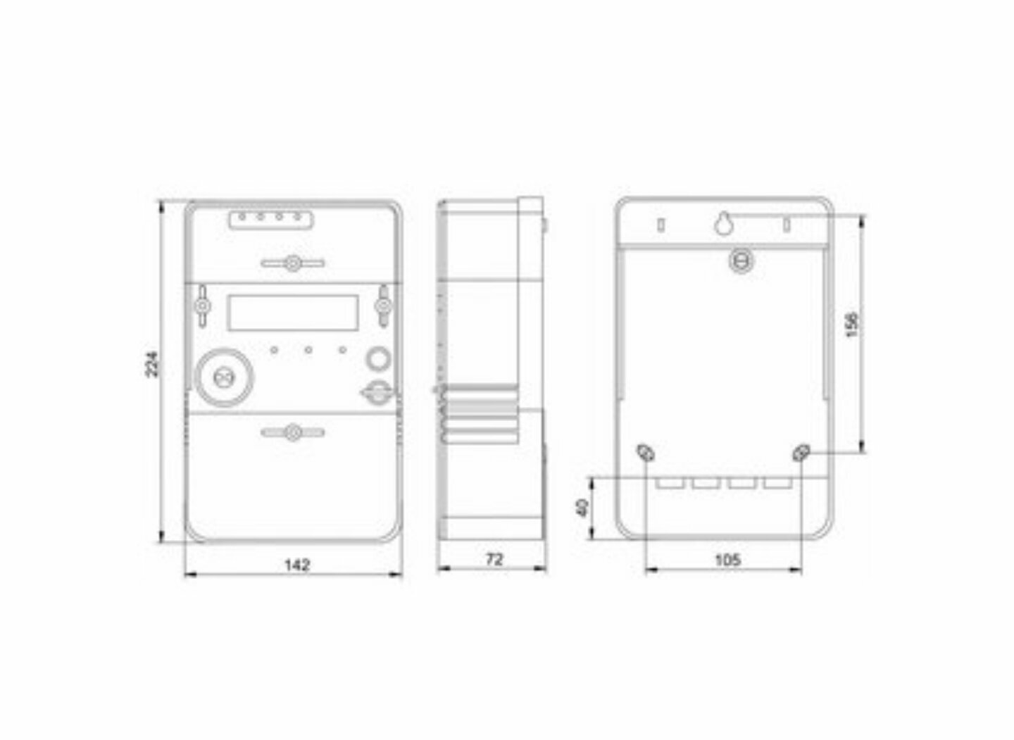 SME-1C7-80 Счетчик электрической энергии однофазный многотарифный STAR 128/1 С7-5(80)Э RS-485 IEK - фото №4