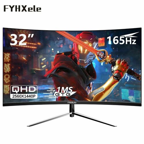 32 25601440 монитор 144 Гц игровой изогнутый 100 sRGB с HDR G-Sync черный 3599000₽