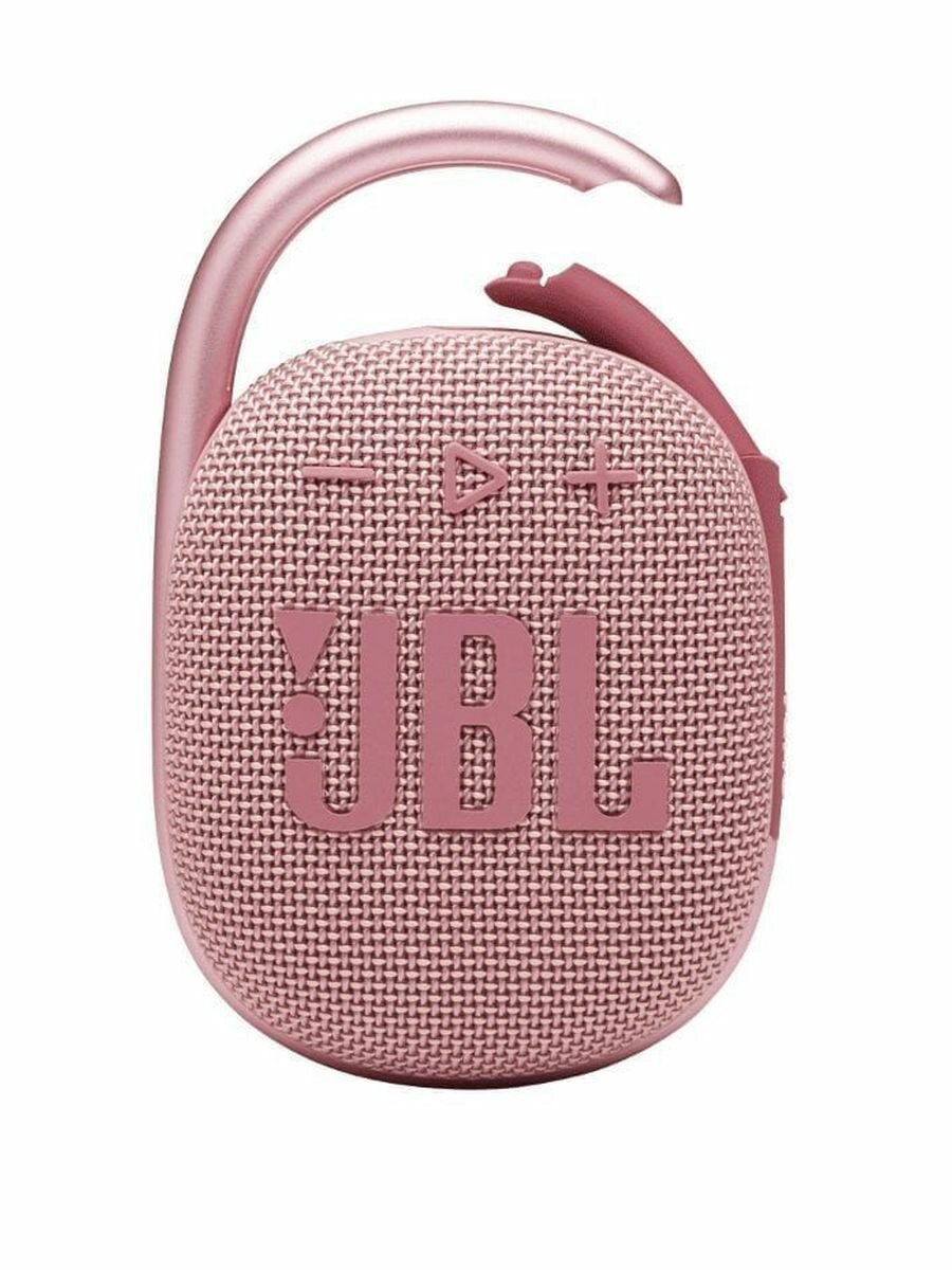 Портативная колонка JBL Clip 4, 5 Вт, розовый
