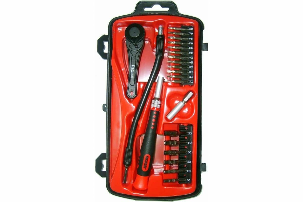 Набор бит SKRAB (23 предмета) с трещоткой (21913)