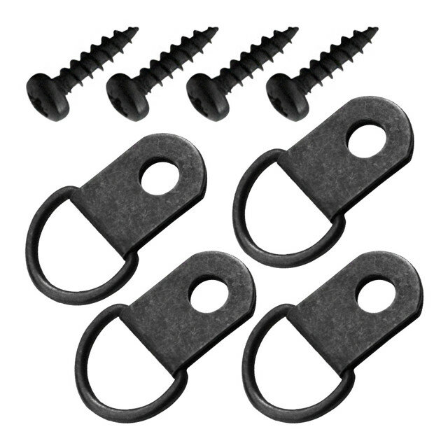 Петля-подвес D-кольцо для картины бронза 4шт