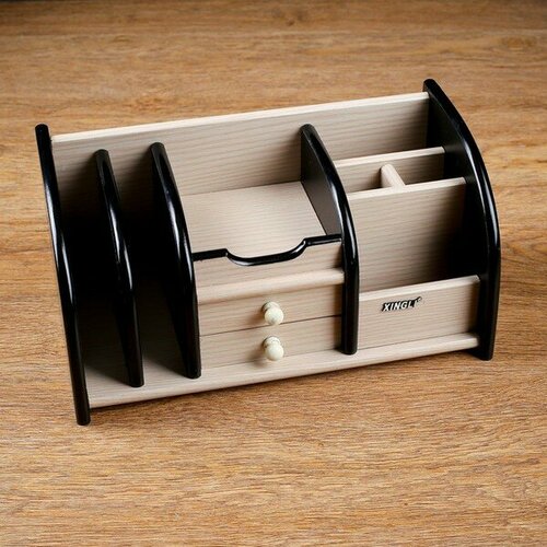 Органайзер 7 секций 2 выдв ящика венгедуб молочный 301615см 4468218 4264₽