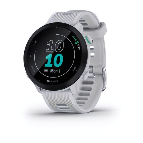 Смарт часы для бега для спорта Forerunner 55 White Garmin 010-02562-11 23000₽