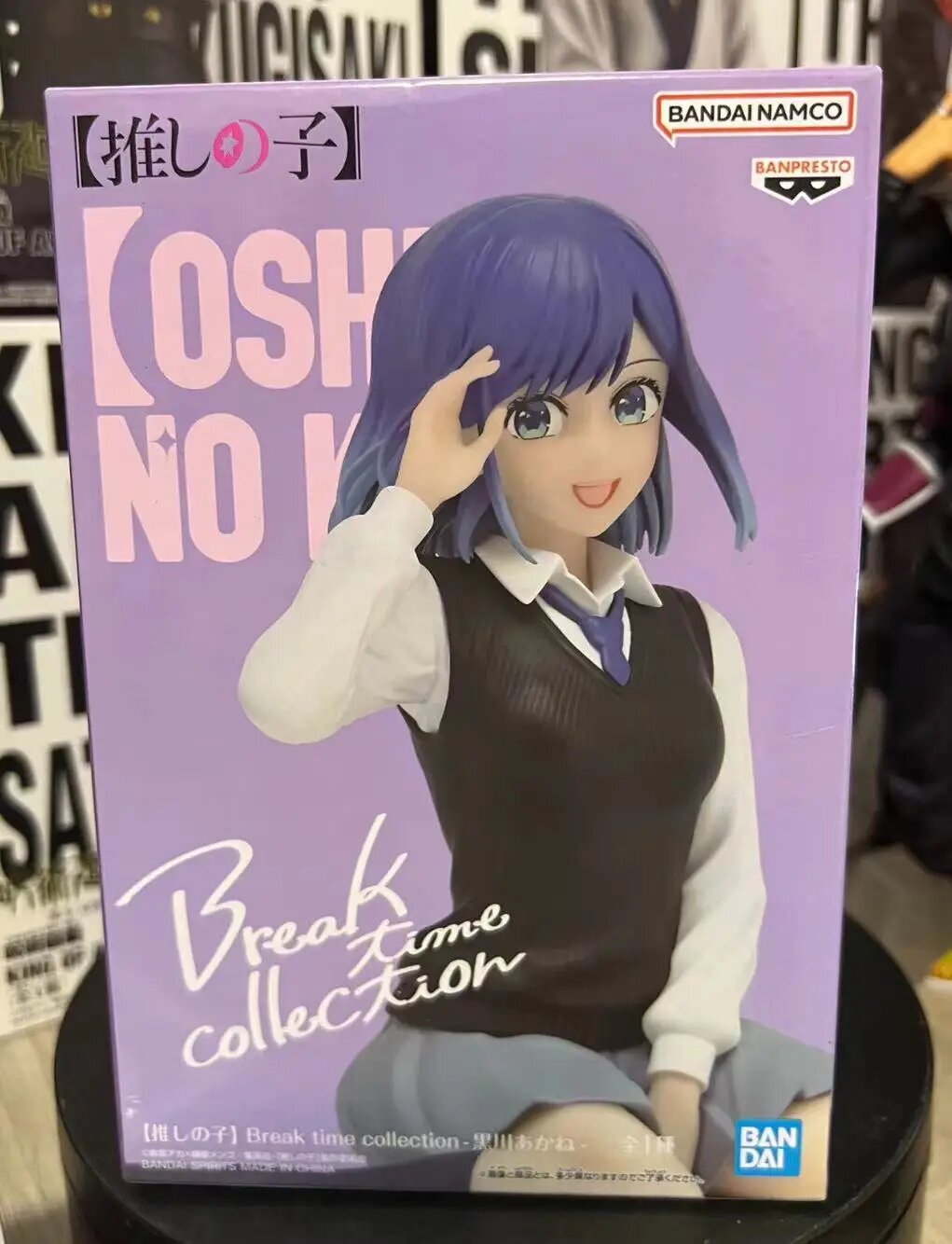 Фигурки OSHI NO KO Break Time Collection Aqua Akane Kurokawa Bandai