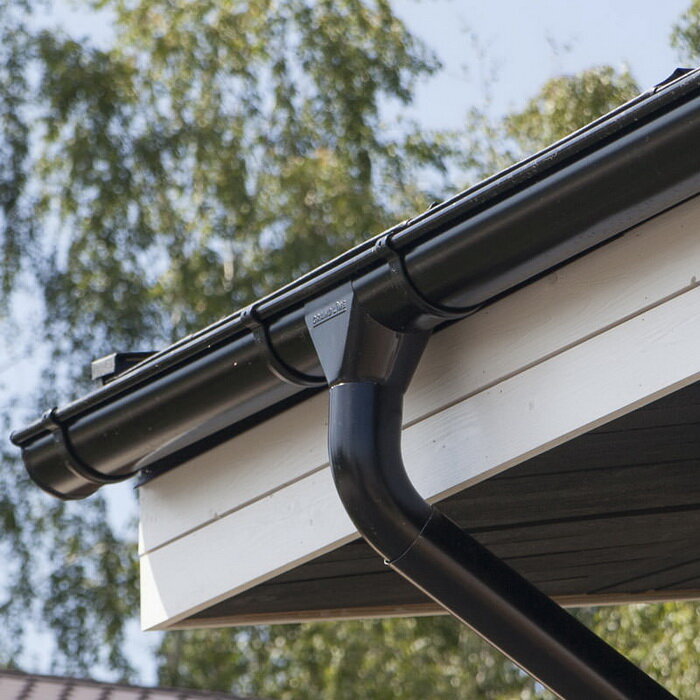 Колено трубы 135 градусов d100 окраш. (RAL 7004) — фото 1