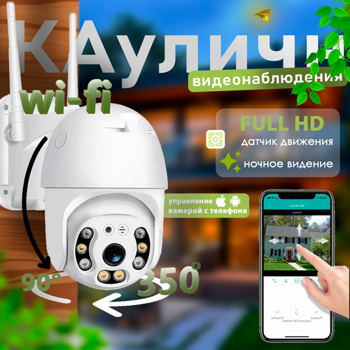 КАМЕРА ВИДЕОНАБЛЮДЕНИЯ FullHD ДАТЧИК ДВИЖЕНИЯНОЧНОЕ ВИДЕНИЕ 5500₽