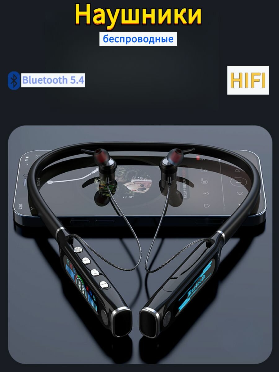 Наушники беспроводные, с микрофоном, внутриканальные, Surround Sound