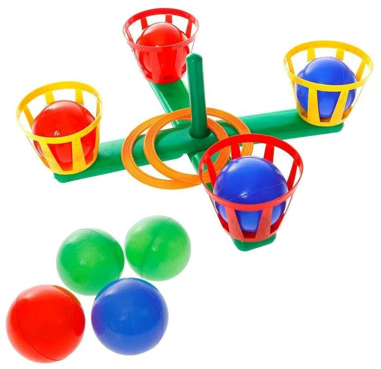 Кольцеброс Юг-Пласт с корзинами, пластик — фото 1