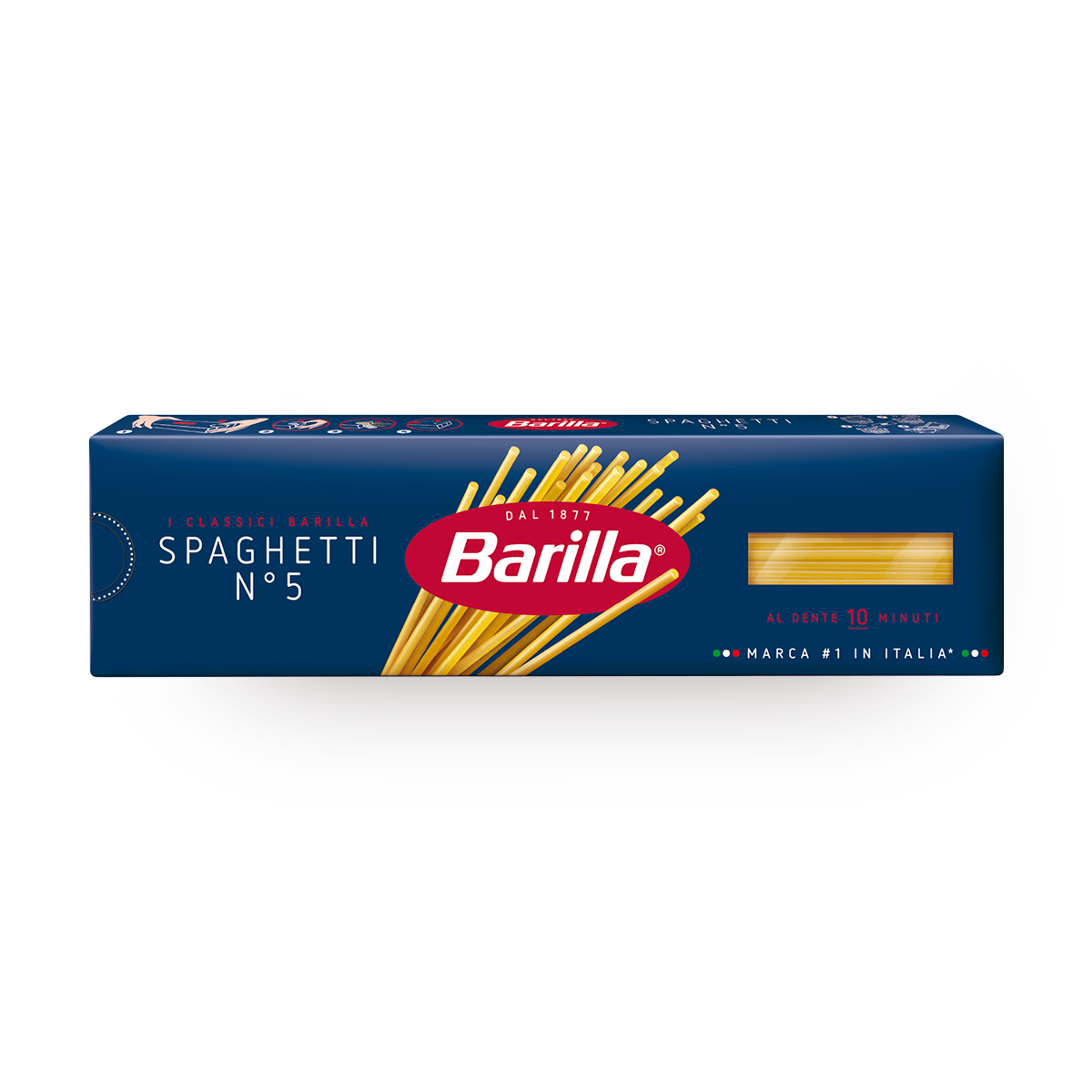 Макароны Barilla Spaghetti №5, из твердых сортов пшеницы, 450 г