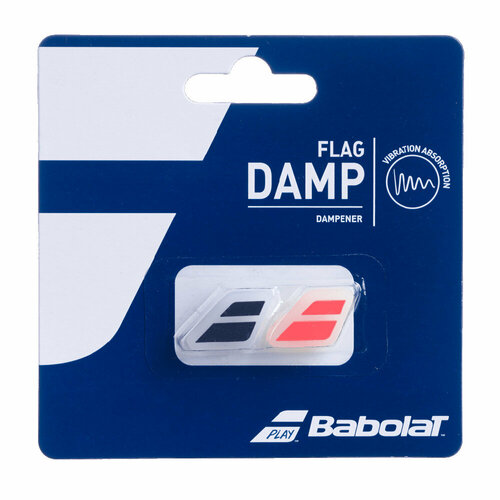 Набор виброгасителей Babolat Flag Damp черно-красный