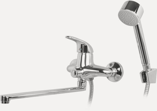 Изображение товара Смеситель для ванны ECONOCE D40-A, серия 360, с поворотным L-образным изливом