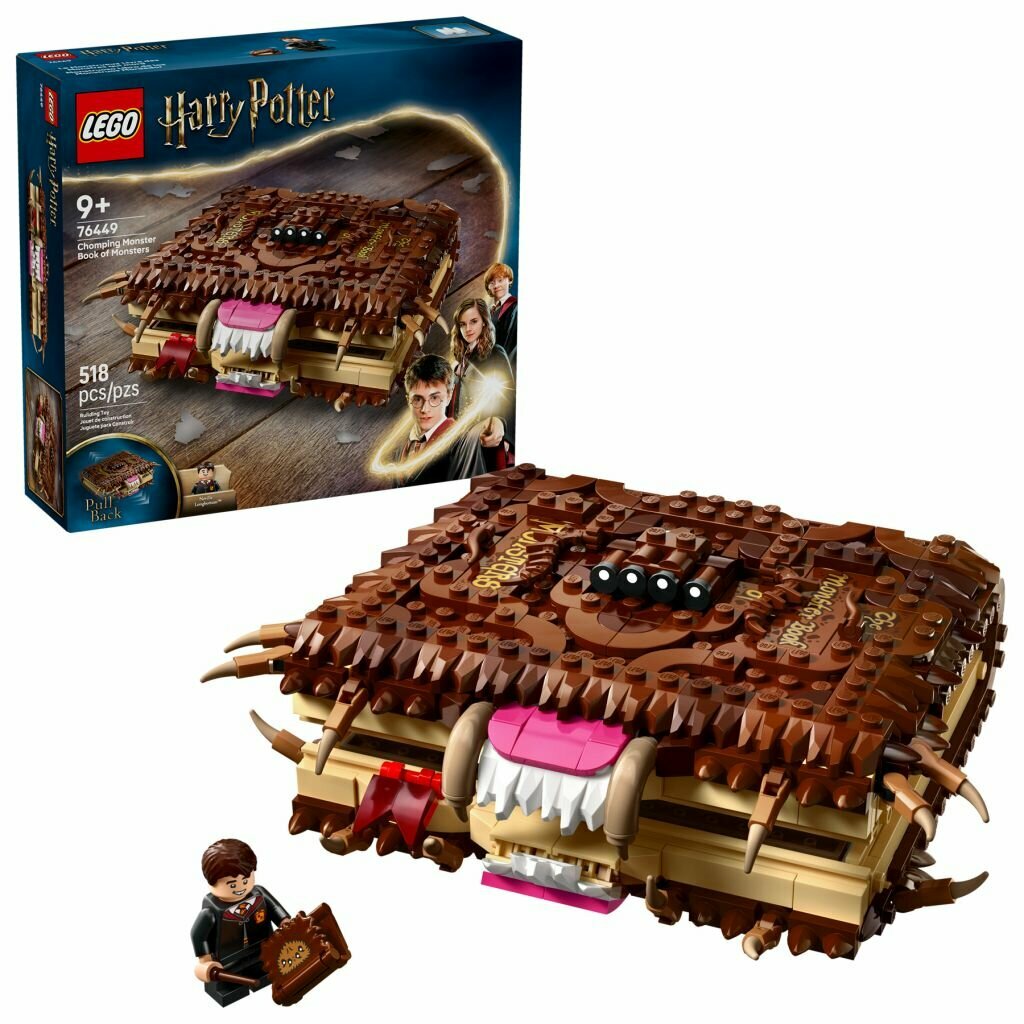 Конструктор LEGO Harry Potter Книга монстров 76449, 518 деталей, от 9 лет