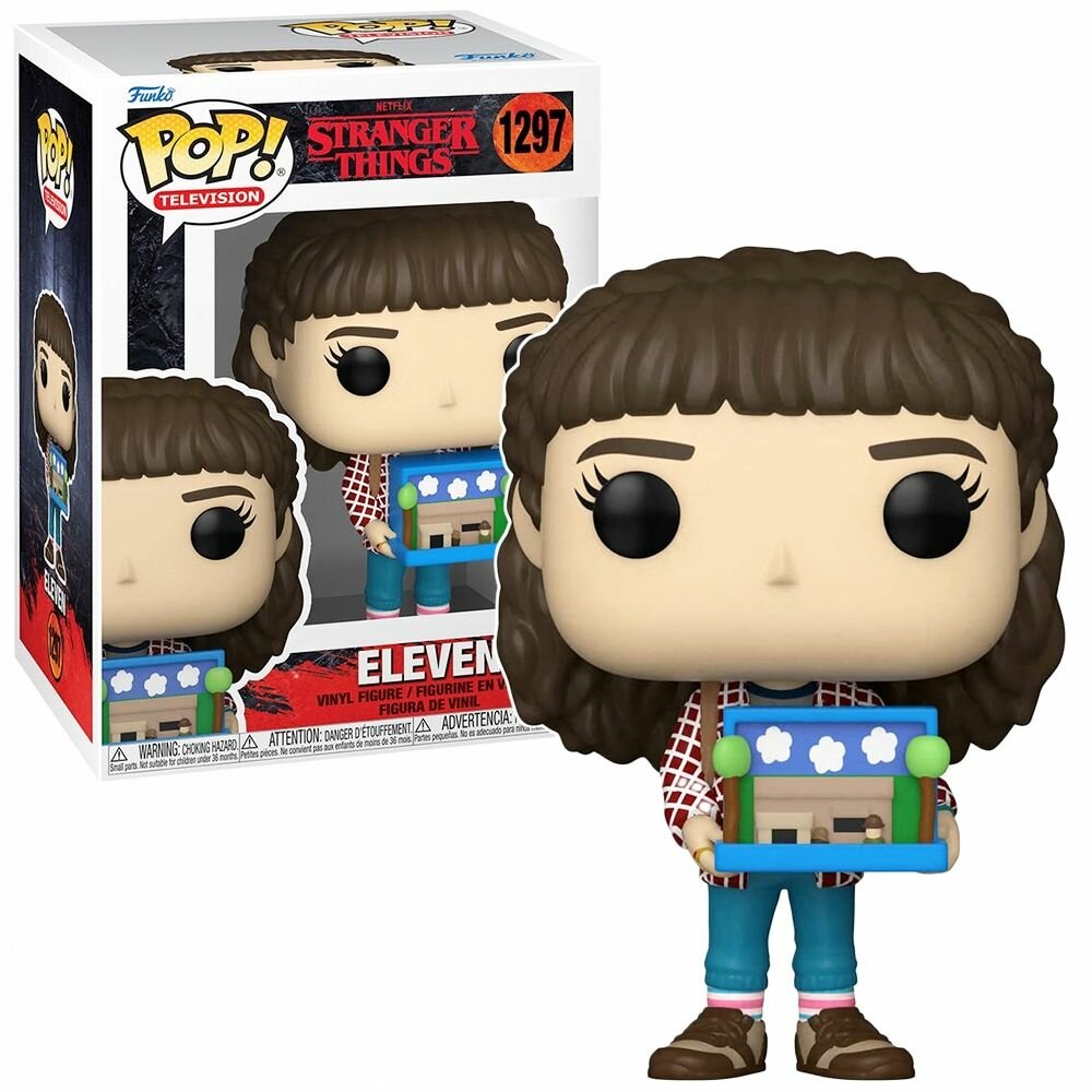 Фигурки Funko Pop TELEVISION - Коллекционная фигурка STRANGER THINGS Eleven с домом - Фанко 1297