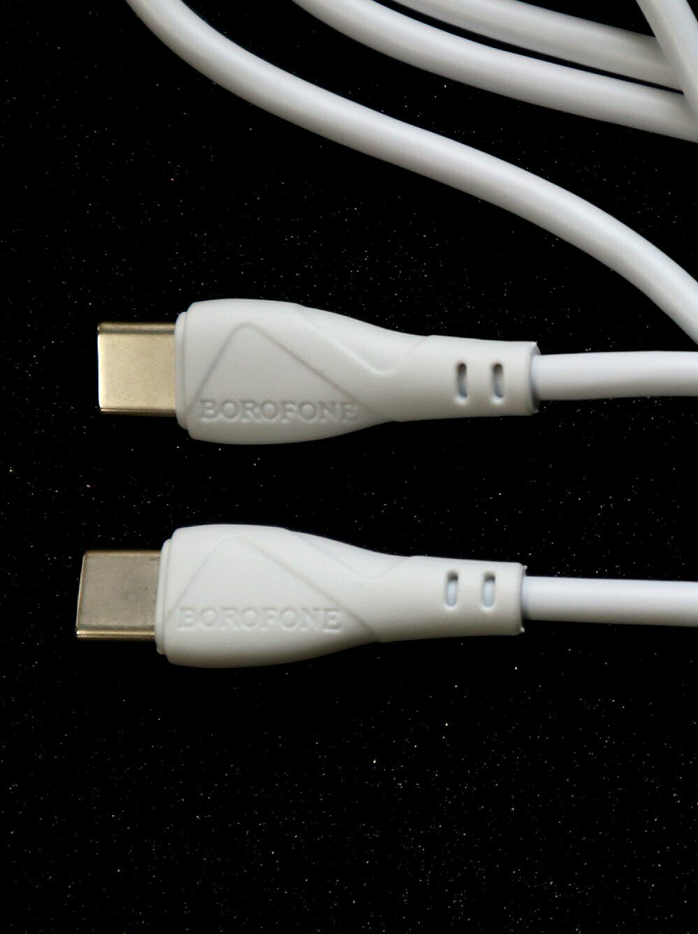Кабель Type-C - Type-C (Cm-Cm), 3A, 60W, 1 м, Borofone BX121 белый — фото 1