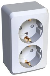 Розетка Schneider Electric PA16-008B, 16 А, с защитной шторкой, с заземлением, белый