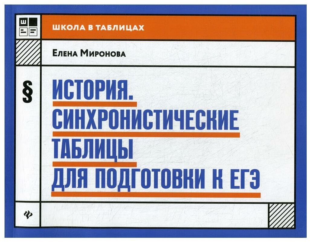 История: синхронистические таблицы для подгот. к ЕГЭ