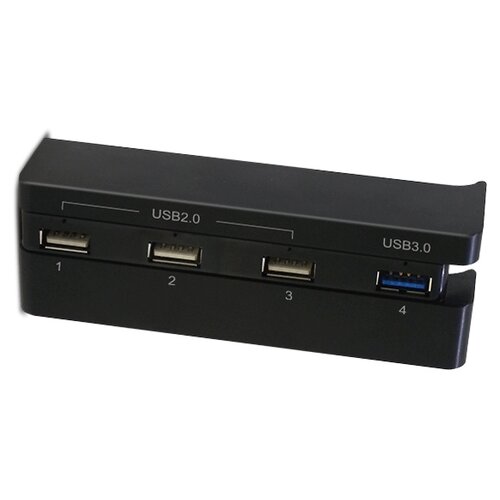 Dobe Разветвитель USB для Sony PlayStation 4 Slim (TP4-821), чёрный, 1 шт. dobe разветвитель usb hub для playstation 4 tp4 832 черный