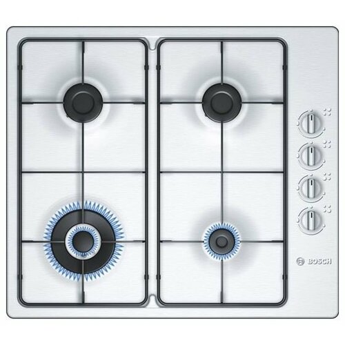 Варочная панель газовая Bosch PBH 615 B80E нерж розж 2 решупр справа 2134000₽