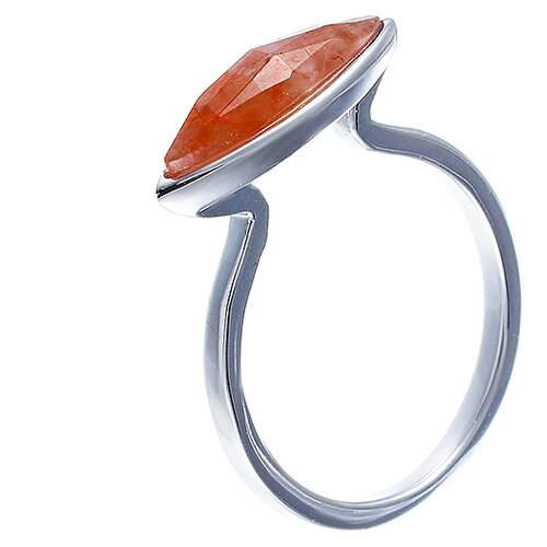 фото Element47 кольцо из серебра 925 пробы с кварцем mr1758_ko_rq_wg, размер 17.25