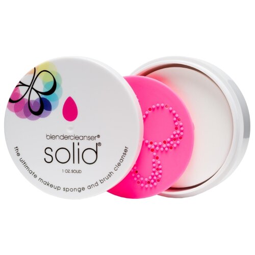 фото Набор для очистки beautyblender blendercleanser solid, 2 шт. белый/розовый