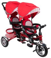 Трехколесный велосипед Capella Twin Trike 360 red