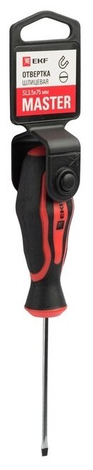 фото Отвертка прямой наконечник EKF SL3.5x75 мм Basic