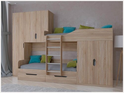 Изображение товара Кровать двухъярусная ЛЕО РВ-Мебель