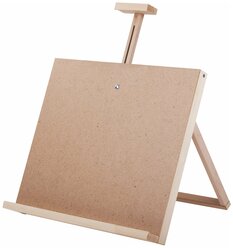 Мольберт-планшет настольный из липы для рисования деревянный регулируемый верхний держатель, 65х45х36 см, Brauberg Ar, 192340