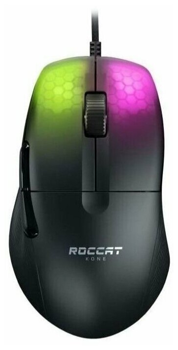 Мышь игровая с подсветкой проводная ROCCAT Kone Pro черная